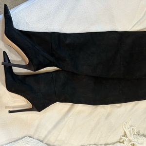 Good American OTK boots suede. Never worn